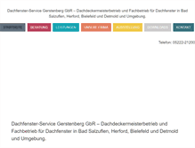 Tablet Screenshot of dachfenster-service.de